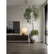 Veioza NovaLuce EVER hartie, textil, maro , alb, E27 - NL-9001124
