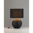 Veioza NovaLuce EVER metal, hartie, textil, negru, E27 - NL-9001128