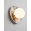 Aplica de perete NovaLuce MARG marmura, sticla, alb, E14 - NL-9001130