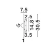 Aplica de perete NovaLuce MARBELLE metal, marmura, alb, bronz, LED, 9W, 3000K, 538 Lm - NL-9001131