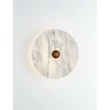 Aplica de perete NovaLuce MARBELLE metal, marmura, alb, bronz, LED, 9W, 3000K, 538 Lm - NL-9001131
