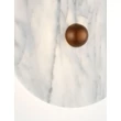 Aplica de perete NovaLuce MARBELLE metal, marmura, alb, bronz, LED, 9W, 3000K, 538 Lm - NL-9001131