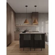 Pendul NovaLuce JOELLE metal, hartie, negru, maro, E27 - NL-9001132