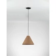 Pendul NovaLuce JOELLE metal, hartie, negru, maro, E27 - NL-9001132