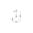 Pendul NovaLuce JOELLE metal, hartie, alb, E27 - NL-9001136