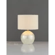 Veioza NovaLuce ORA metal, textil, alb, E27 - NL-9001138