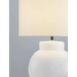 Veioza NovaLuce ZEMA ceramic, textil, alb, E27 - NL-9001139