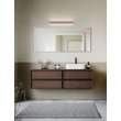 Aplica de perete pentru baie NovaLuce ENDO metal, acril, negru, LED, 17W, 3000-4000K, 1360Lm, IP44 - 9002074