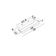 Aplica de perete pentru baie NovaLuce LIVO metal, acril, alb, LED, 10W, 3000-4000K, 650Lm, IP44 - 9002076