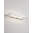 Aplica de perete pentru baie NovaLuce LIVO metal, acril, alb, LED, 10W, 3000-4000K, 650Lm, IP44 - 9002076