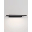 Aplica de perete pentru baie NovaLuce LIVO metal, acril, negru, LED, 10W, 3000-4000K, 650Lm, IP44 - 9002078