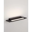 Aplica de perete pentru baie NovaLuce LIVO metal, acril, negru, LED, 10W, 3000-4000K, 650Lm, IP44 - 9002078
