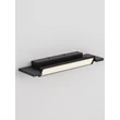 Aplica de perete pentru baie NovaLuce LIVO metal, acril, negru, LED, 10W, 3000-4000K, 650Lm, IP44 - 9002078