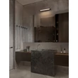 Aplica de perete pentru baie NovaLuce LIVO metal, acril, negru, LED, 18W, 3000-4000K, 1170Lm, IP44 - 9002079