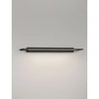 Aplica de perete pentru baie NovaLuce LIVO metal, acril, negru, LED, 18W, 3000-4000K, 1170Lm, IP44 - 9002079