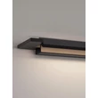 Aplica de perete pentru baie NovaLuce LIVO metal, acril, negru, LED, 18W, 3000-4000K, 1170Lm, IP44 - 9002079