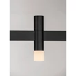 Pendul NovaLuce POETIC metal, plastic, negru, alb, LED, 12W, 3000K, 780Lm - 9002090