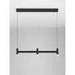 Pendul NovaLuce POETIC metal, plastic, negru, alb, LED, 12W, 3000K, 780Lm - 9002090