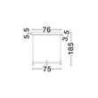 Pendul NovaLuce POETIC metal, plastic, negru, alb, LED, 12W, 2700K, 780Lm - 9002091