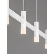 Pendul NovaLuce POETIC metal, plastic, alb, LED, 17W, 3000K, 1364Lm - 9002093
