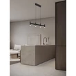 Pendul NovaLuce POETIC metal, plastic, negru, alb, LED, 17W, 2700K, 1364Lm - 9002094