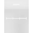 Pendul NovaLuce POETIC metal, plastic, alb, LED, 17W, 2700K, 1364Lm - 9002095