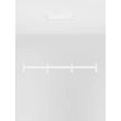 Pendul NovaLuce POETIC metal, plastic, alb, LED, 17W, 2700K, 1364Lm - 9002095