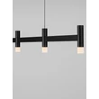Pendul NovaLuce POETIC metal, plastic, negru, alb, LED, 21W, 3000K, 1600Lm - 9002096