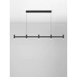 Pendul NovaLuce POETIC metal, plastic, negru, alb, LED, 21W, 3000K, 1600Lm - 9002096