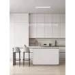 Pendul NovaLuce POETIC metal, plastic, alb, LED, 21W, 3000K, 1600Lm - 9002097