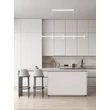 Pendul NovaLuce POETIC metal, plastic, alb, LED, 21W, 2700K, 1600Lm - 9002099