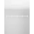 Pendul NovaLuce POETIC metal, plastic, alb, LED, 21W, 2700K, 1600Lm - 9002099