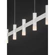 Pendul NovaLuce POETIC metal, plastic, alb, LED, 21W, 2700K, 1600Lm - 9002099
