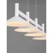Abajur NovaLuce POETIC SHADE metal, alb - 9002100