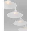 Abajur NovaLuce POETIC SHADE metal, alb - 9002100