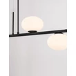 Pendul NovaLuce NOBLE metal, sticla, negru, alb, auriu, G9 - NL-9002105