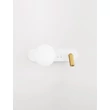Aplica de perete NovaLuce NOBLE metal, sticla, auriu, alb, LED+G9, 3W, 3000K, 182 Lm - NL-9002107