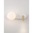 Aplica de perete NovaLuce NOBLE metal, sticla, auriu, alb, LED+G9, 3W, 3000K, 182 Lm - NL-9002107