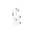 Pendul NovaLuce AERE plastic, alb, E27 - NL-9002661