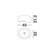 Plafoniera NovaLuce AERE plastic, alb, E27 - NL-9002663