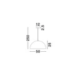 Pendul NovaLuce STARLA metal, plastic, alb, E27 - NL-9002666