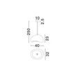 Pendul NovaLuce AERE metal, natur, maro, E27 - 9002672