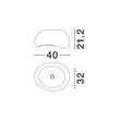Plafoniera NovaLuce AERE metal, natur, gri, E27 - 9002677