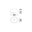 Plafoniera NovaLuce AERE metal, natur, maro, E27 - 9002678