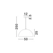 Pendul NovaLuce STARLA metal, natur, maro, E27 - 9002682