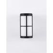 Aplica de perete exterioara NovaLuce Stone metal, plastic, negru, E27, IP54 - NL-9002851