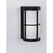 Aplica de perete exterioara NovaLuce Stone metal, plastic, negru, E27, IP54 - NL-9002851