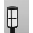 Lampadar exterior NovaLuce Stone metal, plastic, negru, E27, IP54 - NL-9002860