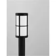 Lampadar exterior NovaLuce Stone metal, plastic, negru, E27, IP54 - NL-9002860