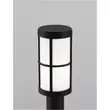 Lampadar exterior NovaLuce Stone metal, plastic, negru, E27, IP54 - NL-9002860